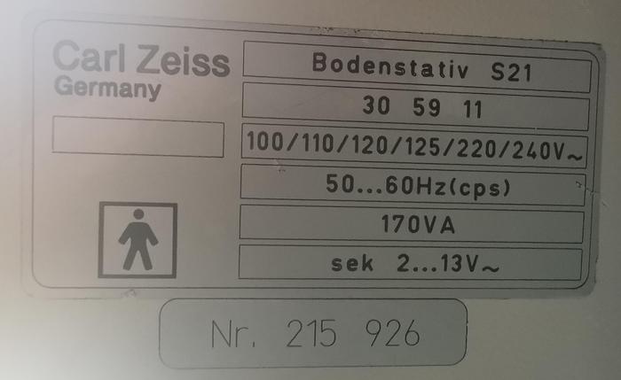 Gebraucht zeiss,west germany,5926