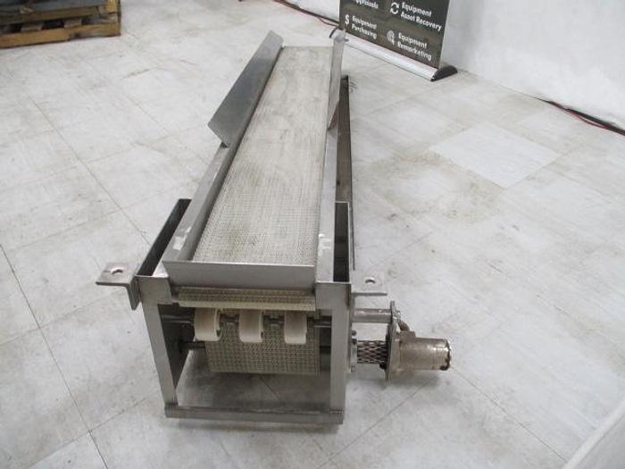 Used Conveyor; 12"W x 8"L Intralox Belt, Hydraulic