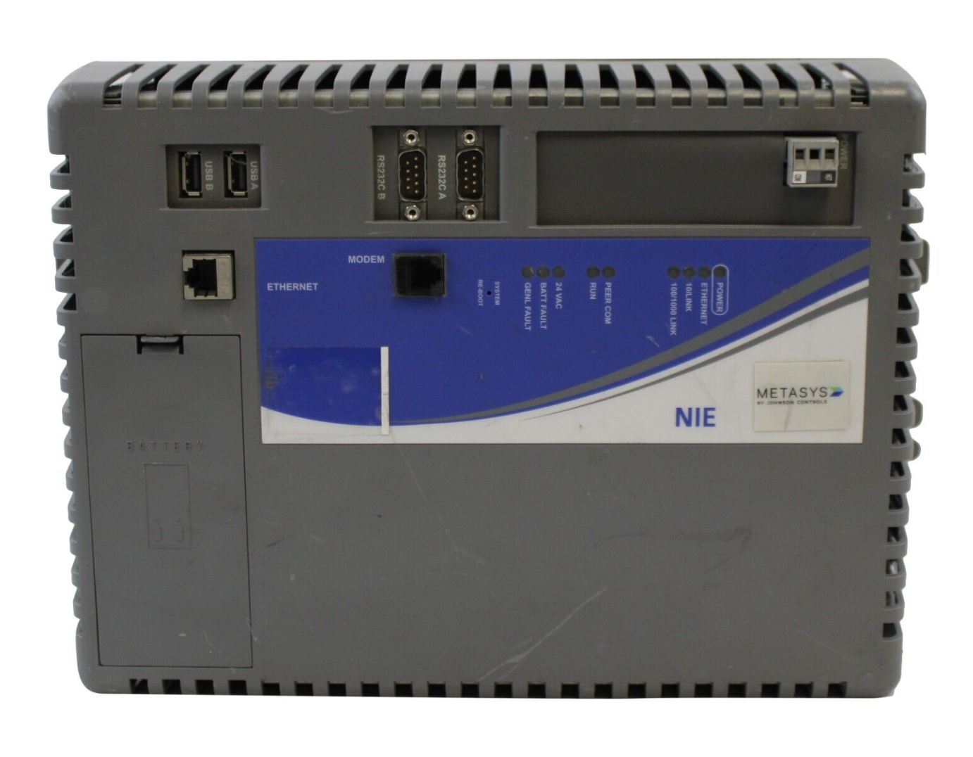 Used Johnson Controls METASYS MS-NIE5511-3 24 VAC CONTROLLER VER 7.0 CLASS 2 RY11539