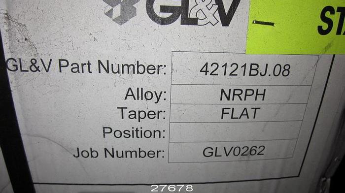 Used Beloit Jones DD4000 refiner plates, 42" diameter #27678