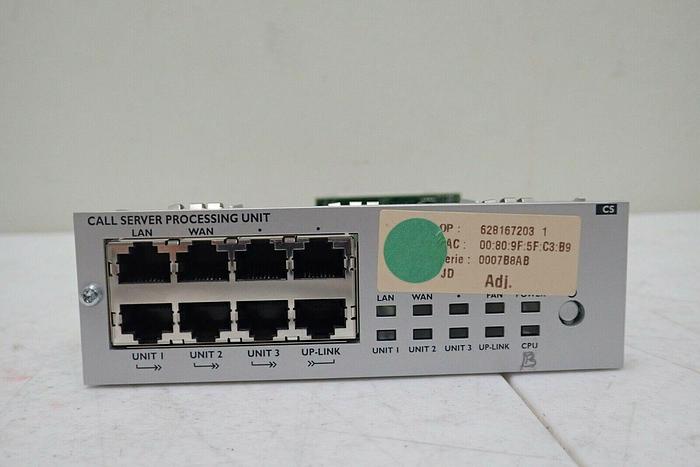 Used ALCATEL-LUCENT OmniPCX CS CALL SERVER PROCESSING UNIT Card 3EH73048BB