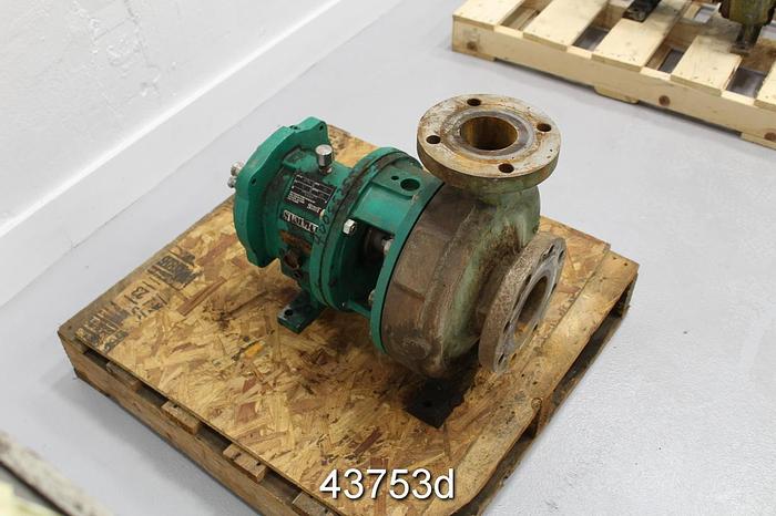 Used Goulds 3196 3x4x10 Pump, Stainless Steel Casing #43753