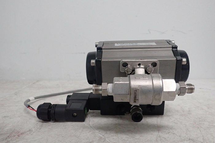 Used Valworx 529102A Solenoid Valve, 30-116 PSI, 24V DC