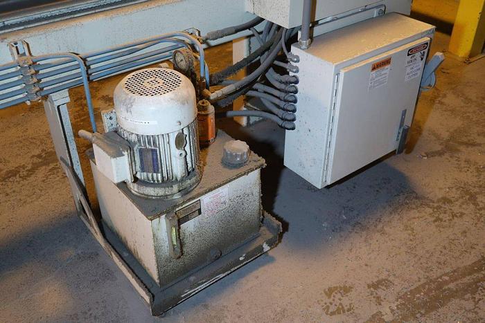 Used 168" AUTOMATIC HANDLING PIRANHA SEMI-AUTOMATIC CORE CUTTER 3" AND 8" SHAFTS - PENDING SALE