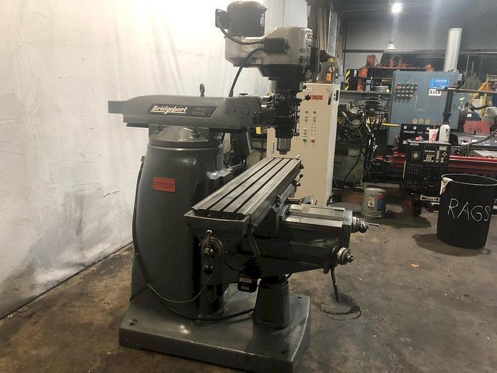 Used Bridgeport Vextrax Vertical Mill Series II Special Ram Type