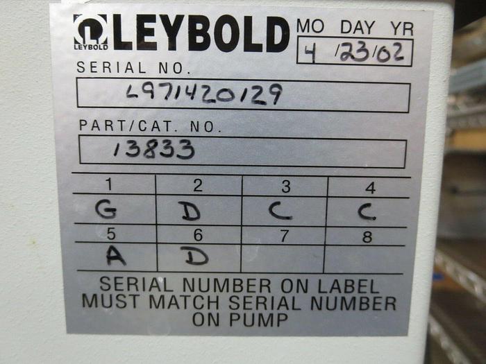 Used Leybold Vacumn Pump DryVac