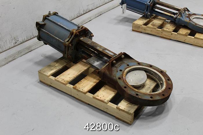 Used Dezurik 12" Air Operated Knife Gate Valve #42800