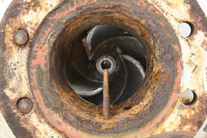 Used Sulzer APT32-3 Pump, Iron Casing, 3-Vane Stainless Steel impeller #43811