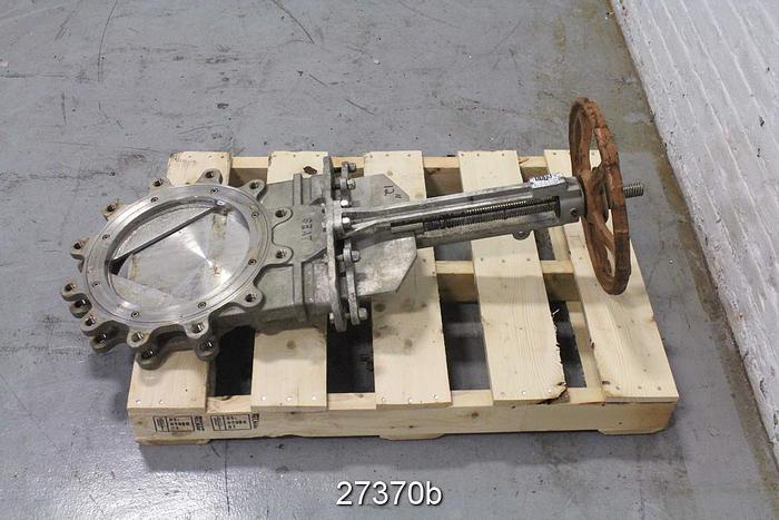 Used 12" Hand Operated V-Port Knife Gate Valve #27370