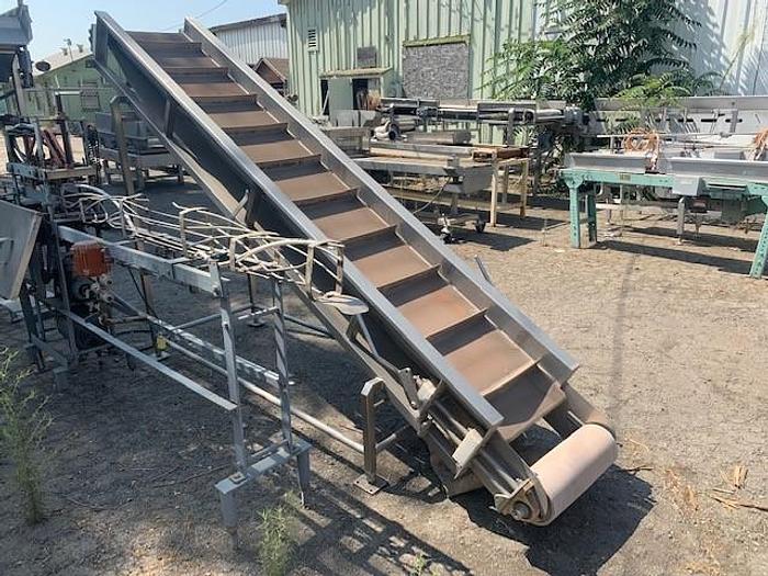 Used 18" Wide Incline Conveyor