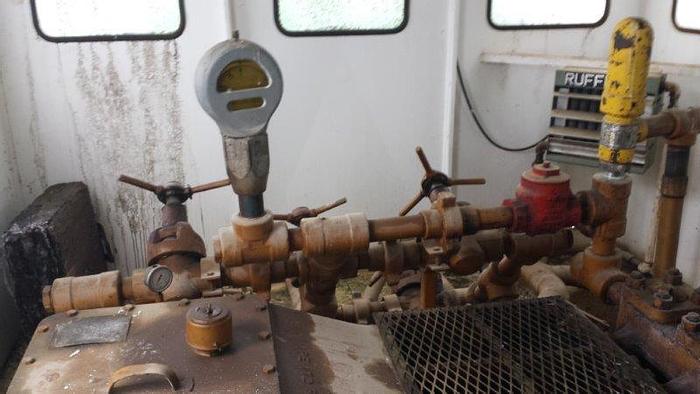 Used Gardner Denver PE-5Y 3x5 Triplex Well Servicing Reversing Mud Pump Package