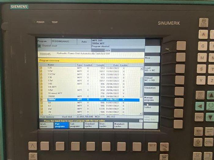 Used 2005 Peddinghaus Avenger MDL1000B CNC Beam Drilling Line