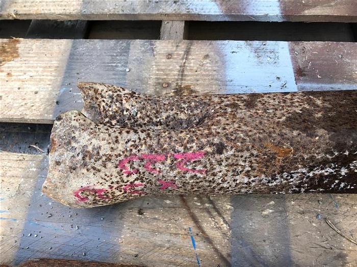 Used 5-1/2" X 22" Chisel Style Drill Bit 2.25x3.25 Thread for Cable Tool