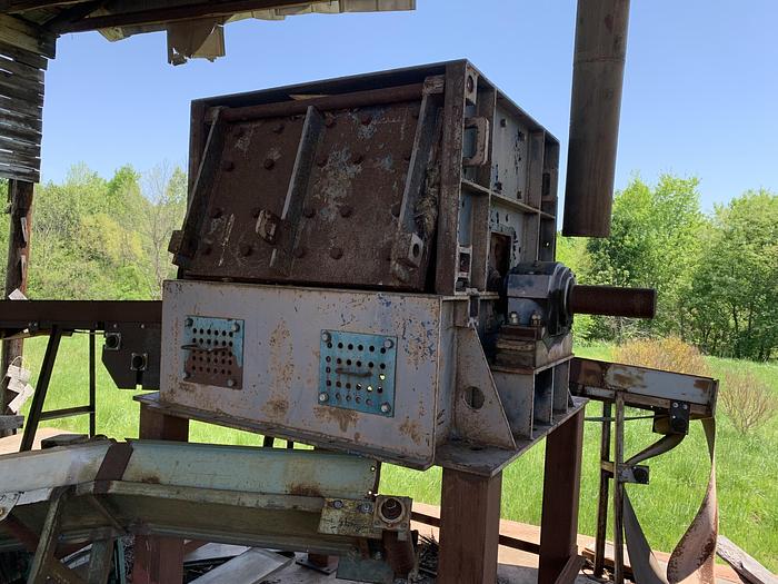 Used 2000 Jeffery  WD34 stationary Hammer mill System