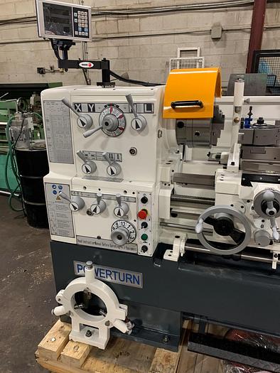 18" x 40" "NEW" POWERTURN PRECISION LATHE WITH 3-1/8" BORE