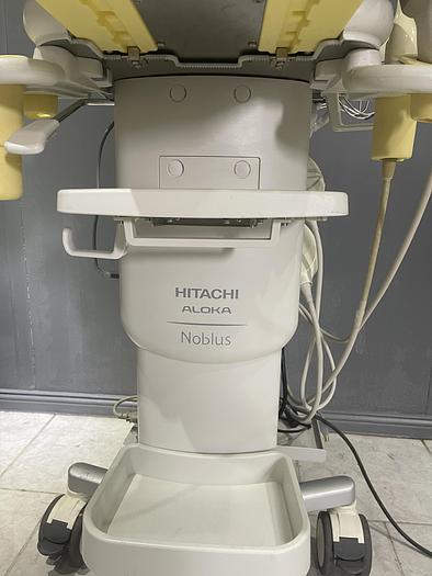 Gebraucht Hitachi/Aloka Noblus Ultraschallgerät auf Cart mit 2 Ultraschallsonden