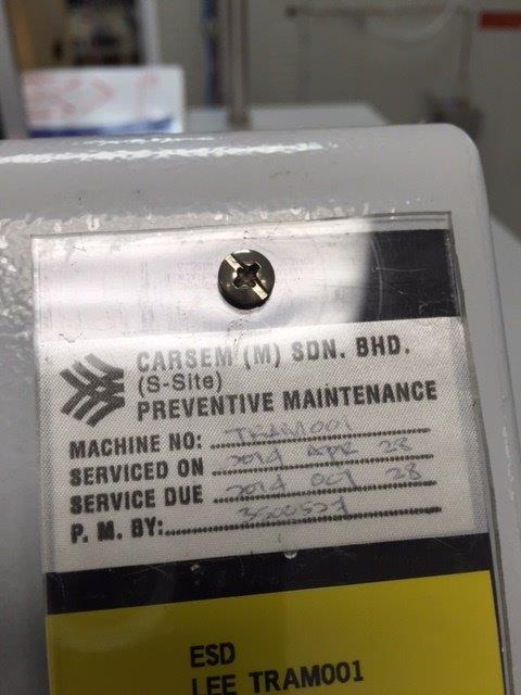 Used 2011 ASM LPT08 taping and packaging system