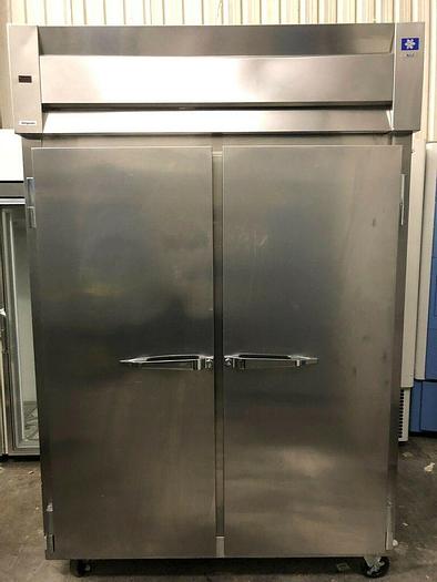 Used McCall Double-Door Stainless Steel Refrigerator