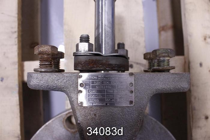 Used Neles Jamesbury R21CE06CCJDV 6" V-Ball Control Valve #34083