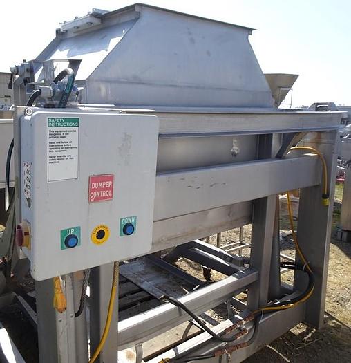 Used Dumper, Bin, Tote, A-One, S/st, Mdl CBD-48, Pneumatic, #S742853