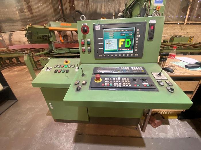 Used 2001 Peddinghaus BDL760/3 with Meba 400DG-700 Saw/Drill Line