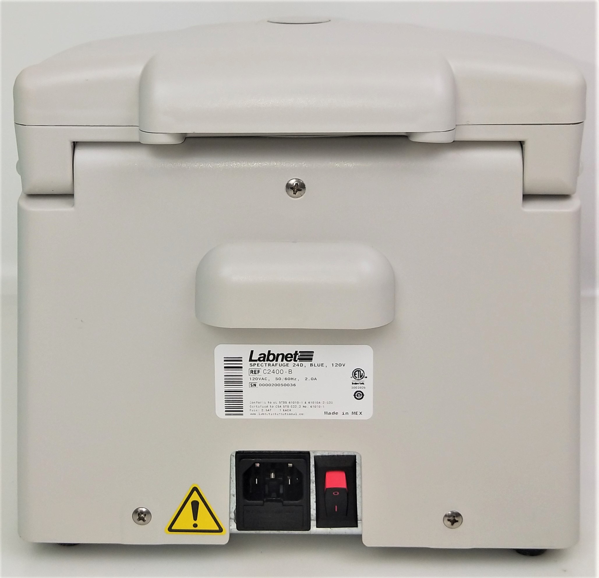 New Open Box Labnet Spectrafuge 24D MicroCentrifuge - 24 x 1.5 - 2mL