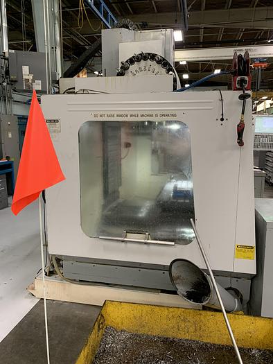 Used 2000 HAAS VF-5 4-Axis CNC Vertical Machining Center Updated 2018 HAAS Software Controls
