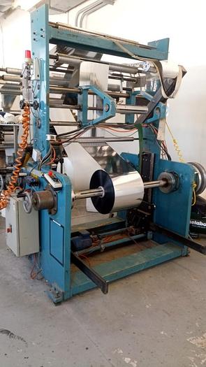 Used HOLWEG WEBER MODEL RS 21 PAPER BAG MACHINE WITH 4 COLOR PRINTER