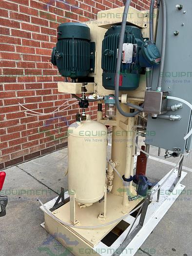 Used Ross  PVM 40 Stainless Steel Triple Shaft Mixer w/ Two 40 Gallon Tanks