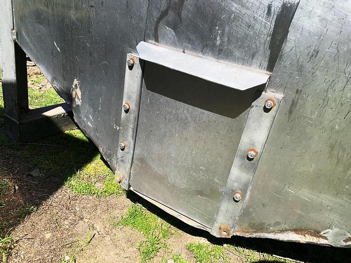 Used Bin, 65 CF, S/st, 48" x 48" x 68", Tote #S743931