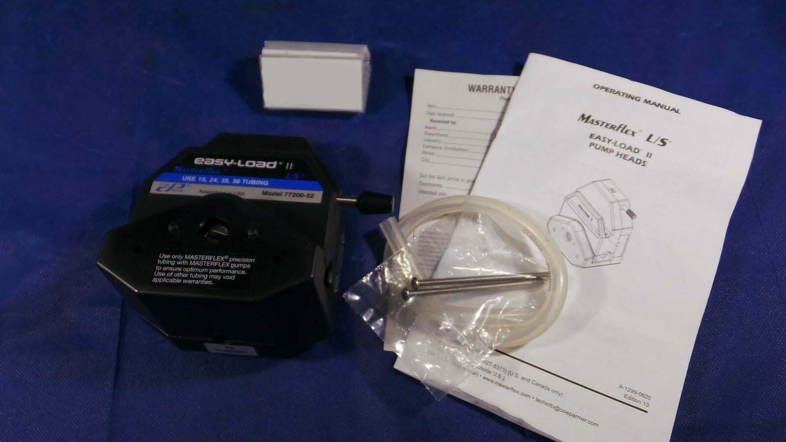 Used Master Flex 77200-52 Pump, Easy - Load II Pump CRS HEAD L/S