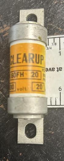 Used Kyosan Clearup Fuse 60FH 350A 600V For Semiconductor Protection - GHGC-D14