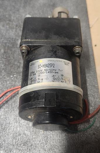 Used YOKOGAWA SERTEC SPEED CONTROL MOTOR SC-H8A25P2 