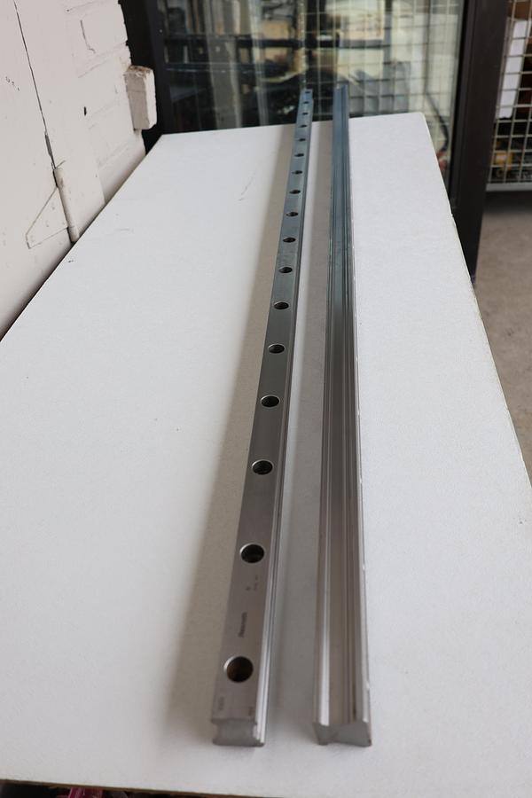 Used Bosch Rexroth Linear Guide Rail 51.5" x 1" Precision CNC Machine Rail Used