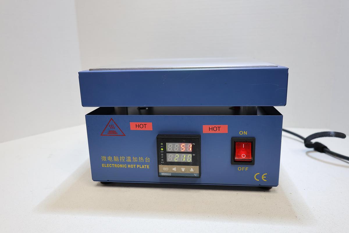 Used Digital Electronic Hot Plate 800W 110V PID Temp Controller Lab Heater