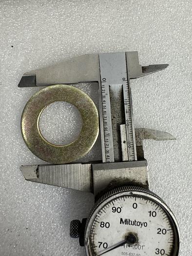 Used WROUGHT FLAT WASHER MFG., (QTY: 20), 3/4 USS HS EZD GHC-609