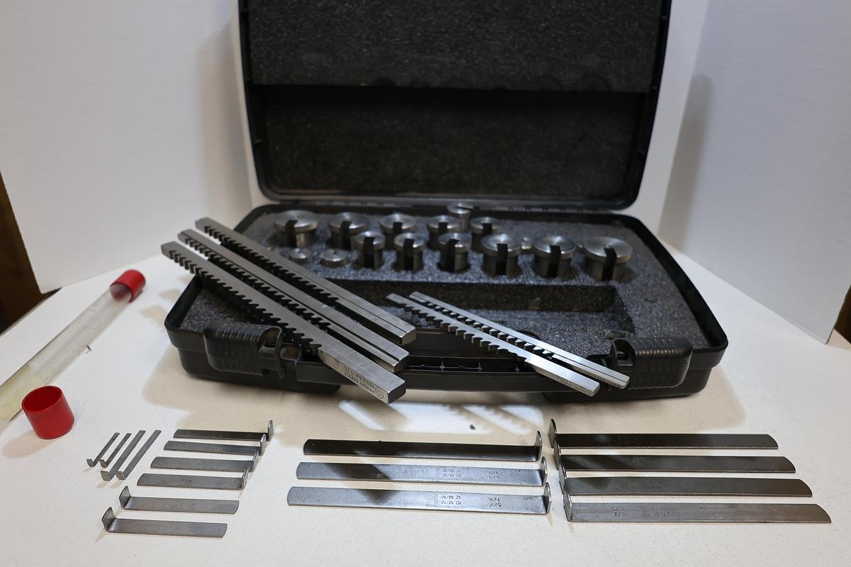 Used Hassay Savage HSS Keyway Broach Set 1/8"-1/2" Complete USA Made