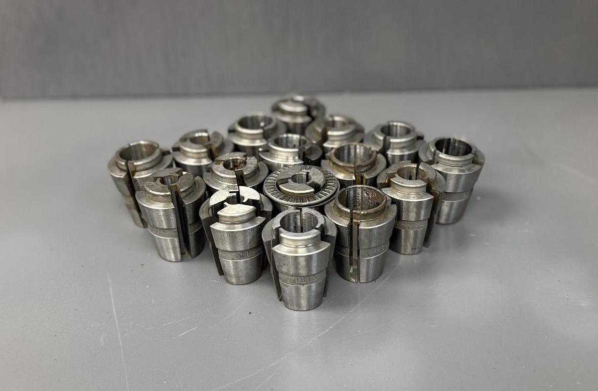 Used (LOT OF 15) SANDVICK COROMANT C8 COLLETS