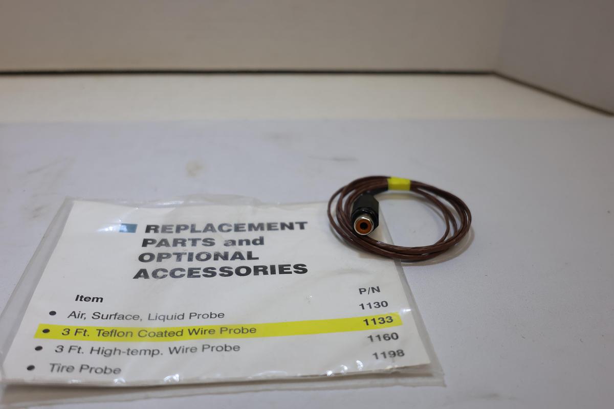 Check-It Electronics 1133 3 Ft Teflon Coated Wire Temperature Probe NEW