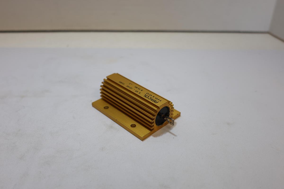 Used Arcol HS100 10 Ohm 100W 5% Aluminum Housed Wirewound Power Resistor