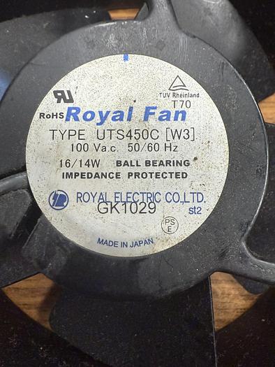 Used ROYAL FAN TYPE UTS450CW3 COOLING FAN GHA-143 