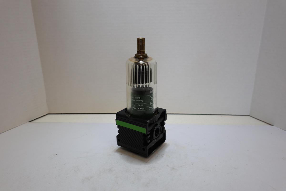 Used Bosch Rexroth 0821303536 Pneumatic Air Filter Assembly 230 PSI Used
