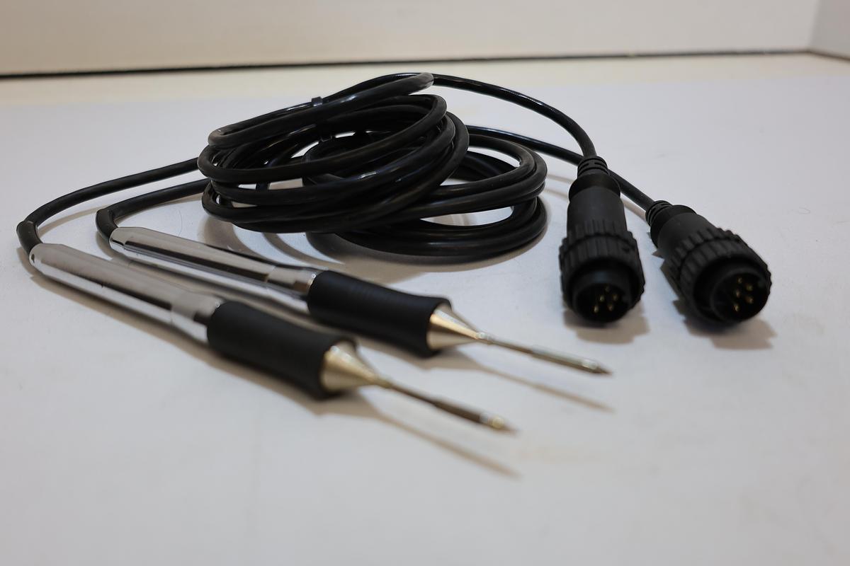 Used Lot of 2 Industrial Soldering Iron Handpieces w/ Tips 5-Pin Connector