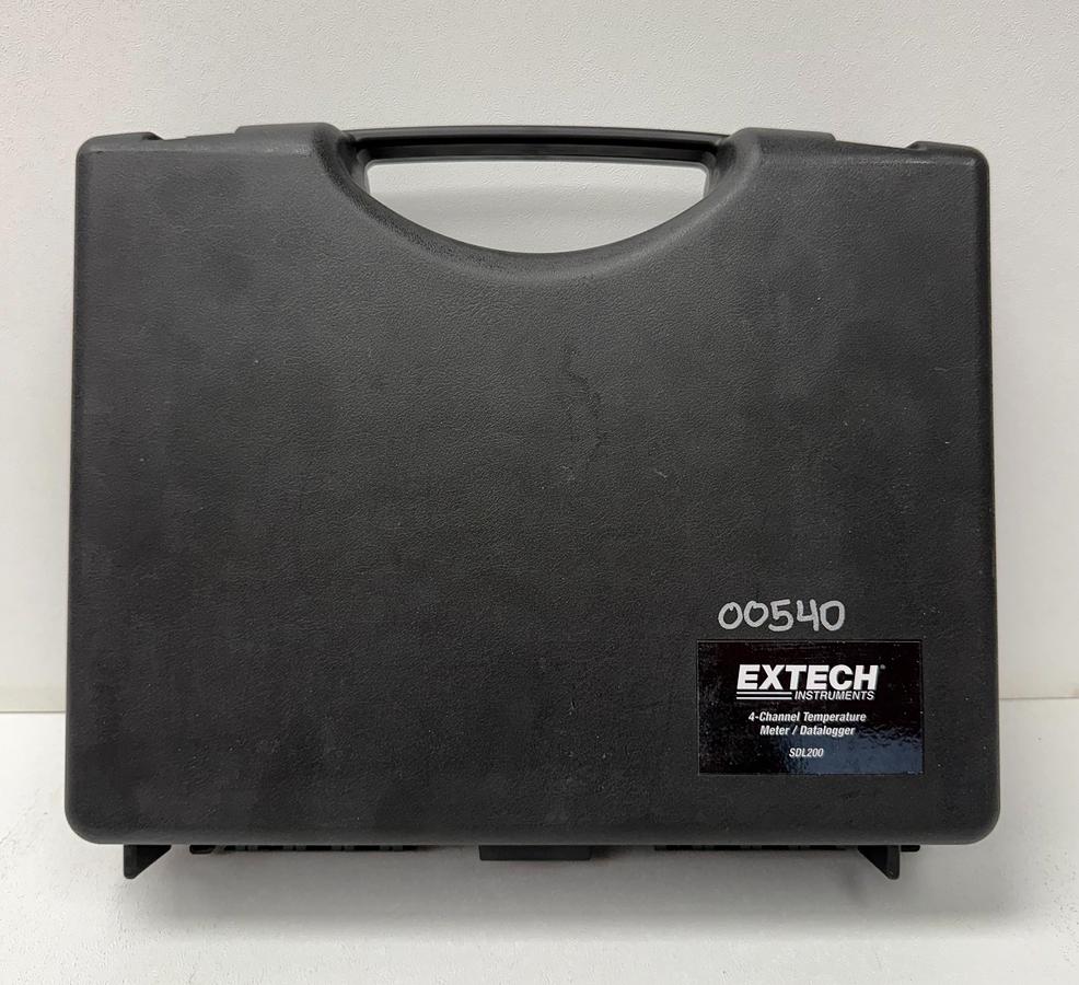 Used Extech SDL200 4-Channel Temperature Meter – Data Logging Thermometer with SD Card Slot TESTED GHC-40