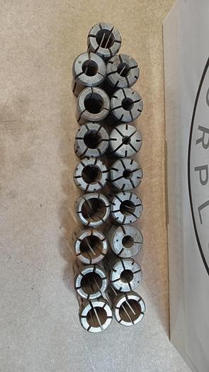 Used Lot of 17 Kennametal DA180 Collets GH503