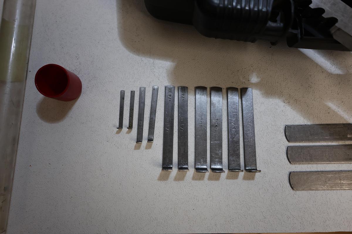 Used Hassay Savage HSS Keyway Broach Set 1/8"-1/2" Complete USA Made