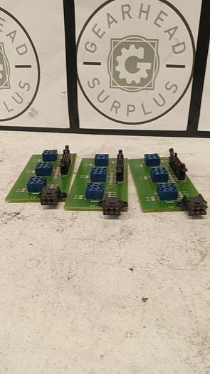 Used Lot of 3 Charmilles Roboform 550 Circuit Boards For Switches 135010411A GHD