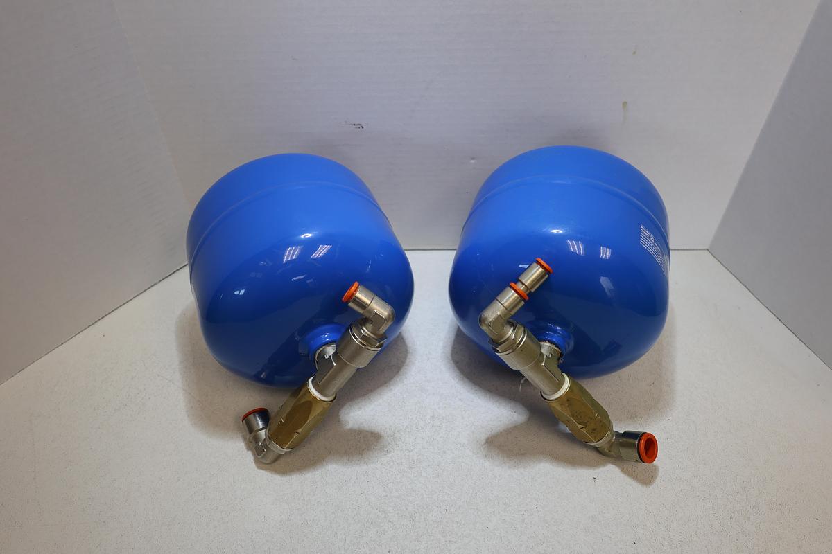 Used Rocco 2.5L Air Reservoir Tank w/ Pneumatic Fittings 11 Bar 2021 Italy Used