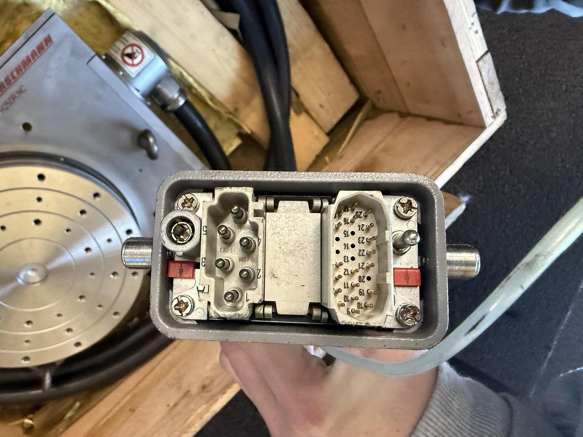 Used Hirschman H250R.NC Electric Rotary Indexing Table 9-3/4" 