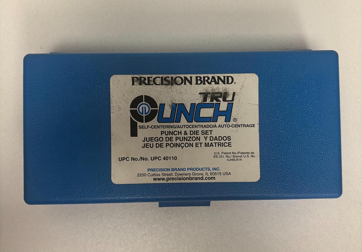 Used Precision Brand, Punch & Die Set, 40110, GHC-30
